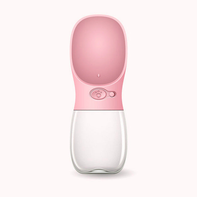 Travel pet water bottle details