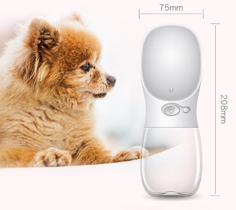 One-hand portable pet drinker