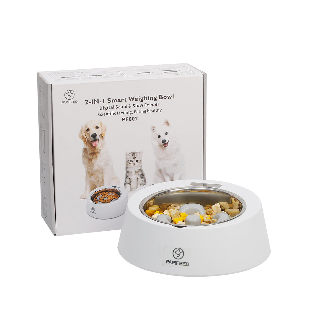 Digital portion-control pet bowl
