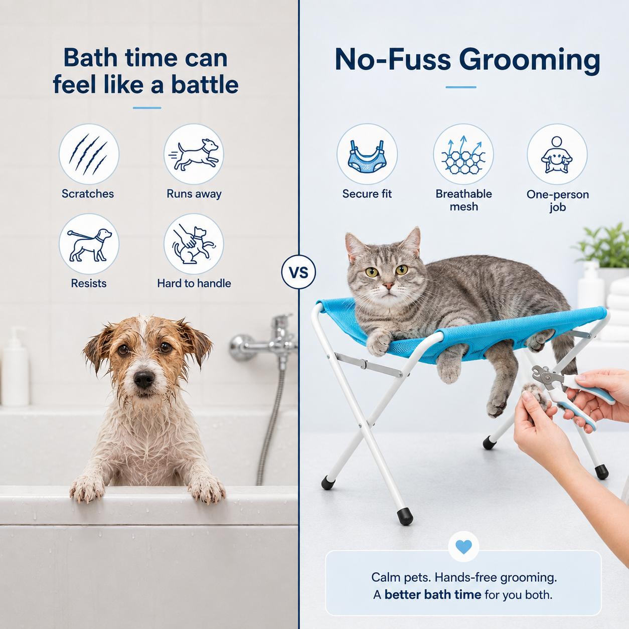 Daily Mini Paws Spa – Pet Bath & Grooming Stand